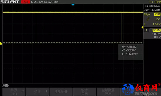 SDS1000X-E示波器显示界面