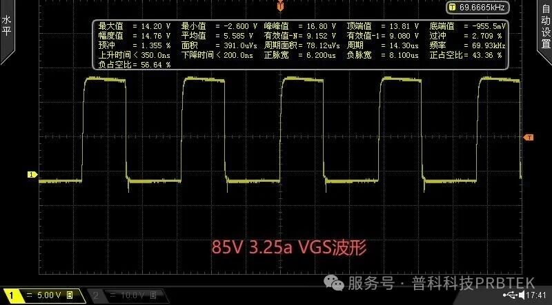 85V 满载 Vgs