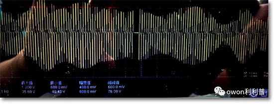 VDS USB示波器测到的波形