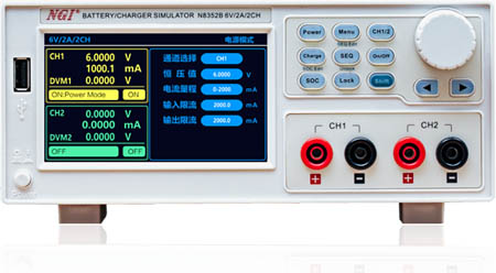 N8352系列高精度双通道可编程电池模拟器