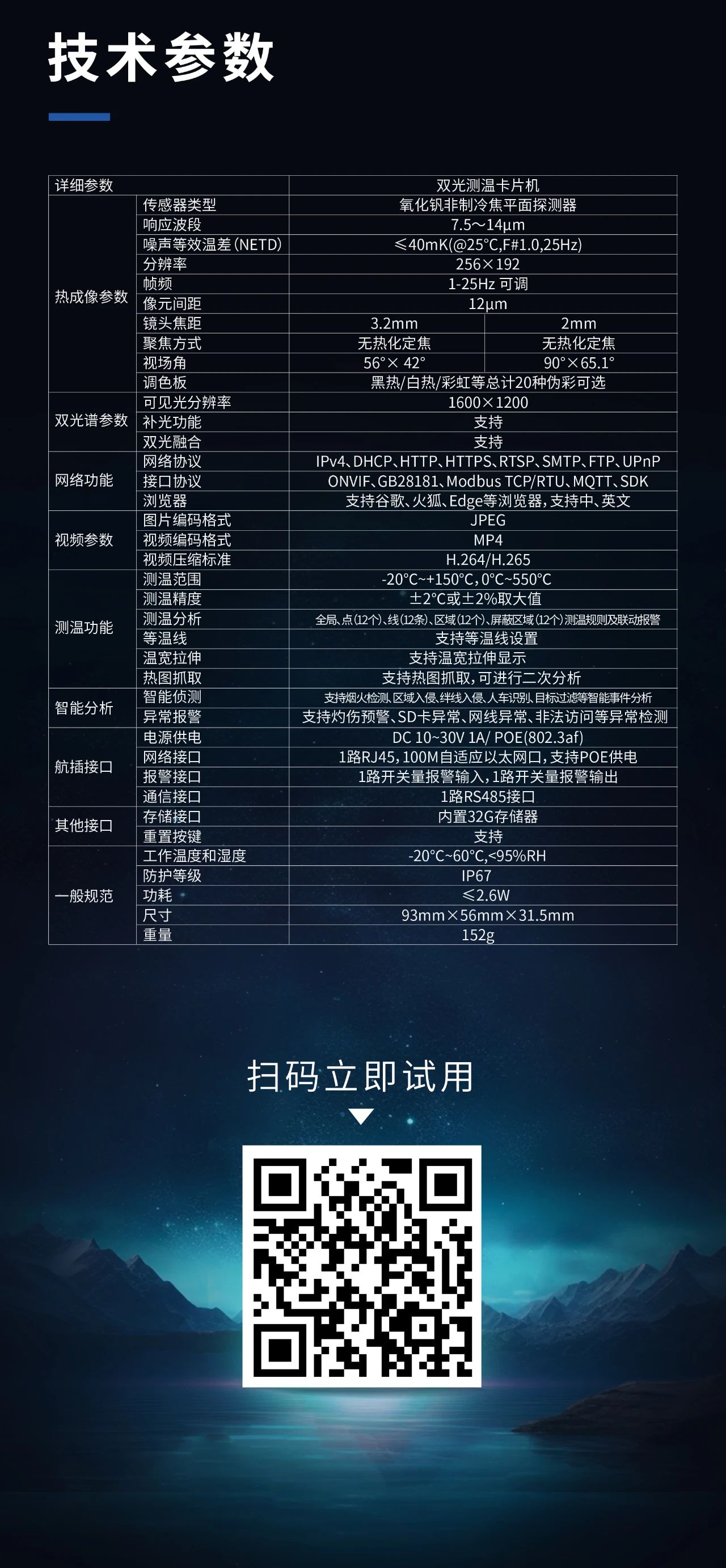 Raythink燧石技术TN220双光测温卡片机