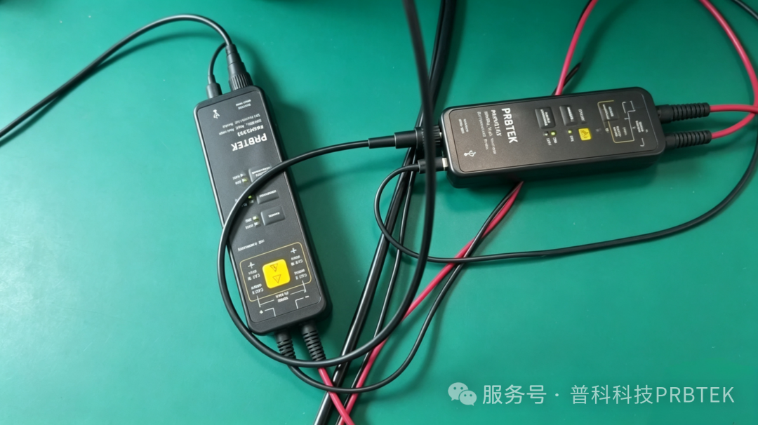 PKDV5163在SiC MOS模块上下管驱动波形测量中的应用